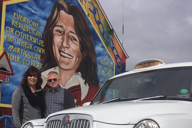 Express Terror and Peace 90 min Private Belfast Cab /Taxi Tour - Entering Belfast through Divis: the start of the Falls Road story