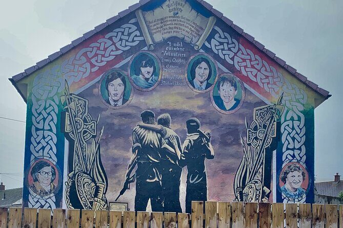 Private Belfast Troubles Cab Tour Adventure 2hrs Personal Guide - Bobby Sands mural: hunger strike symbolism meets street geography